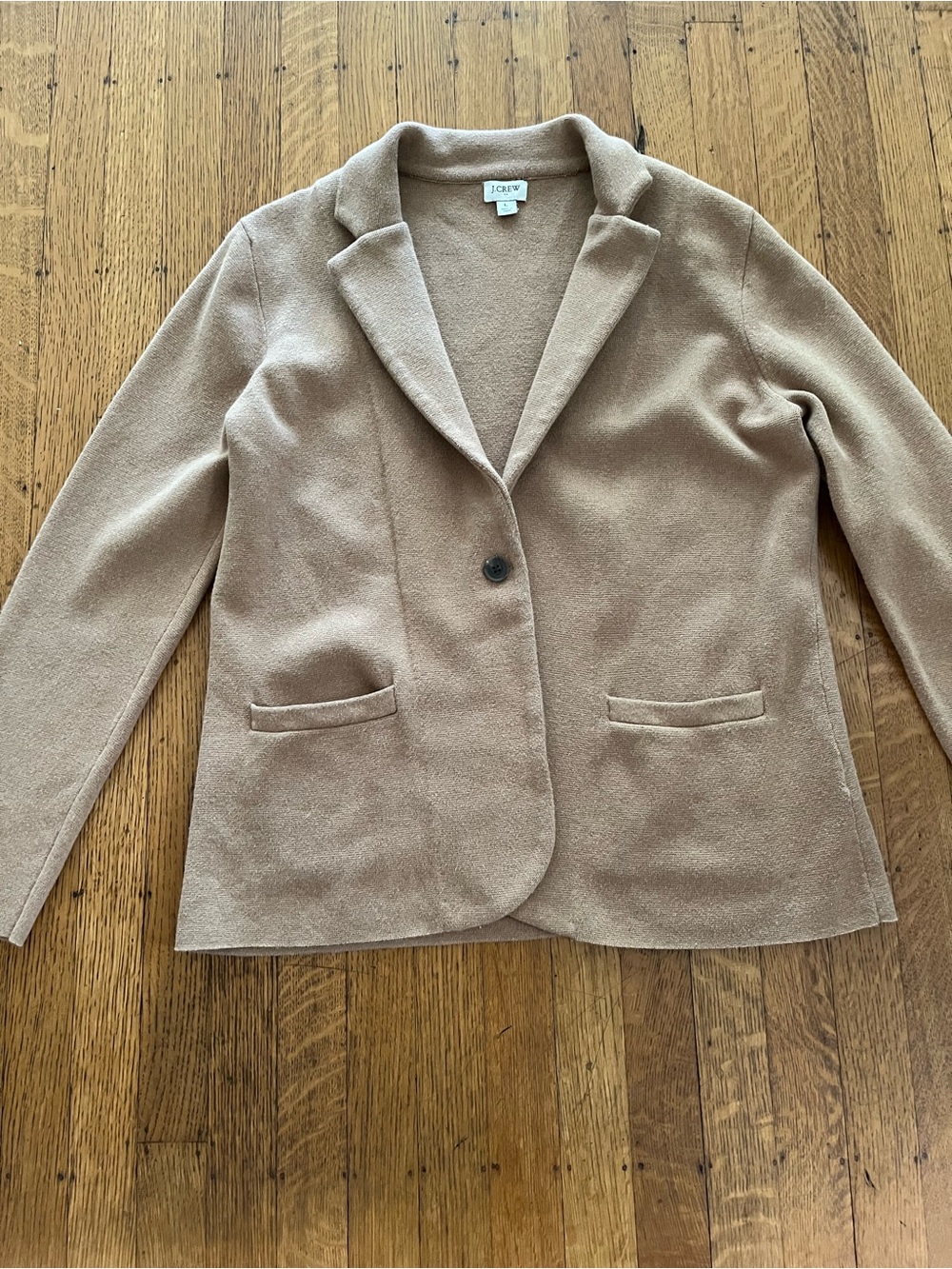 J. Crew Women's Camel Tan Single-Button Blazer